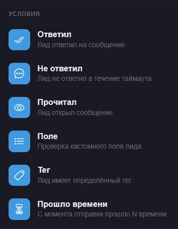 Выбор условия