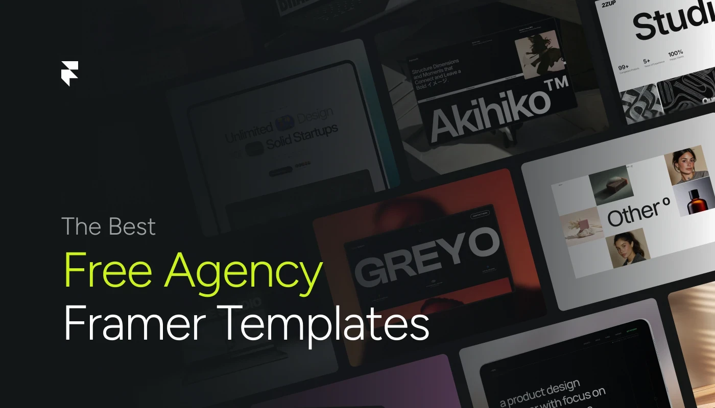 Best Free Agency Framer Templates