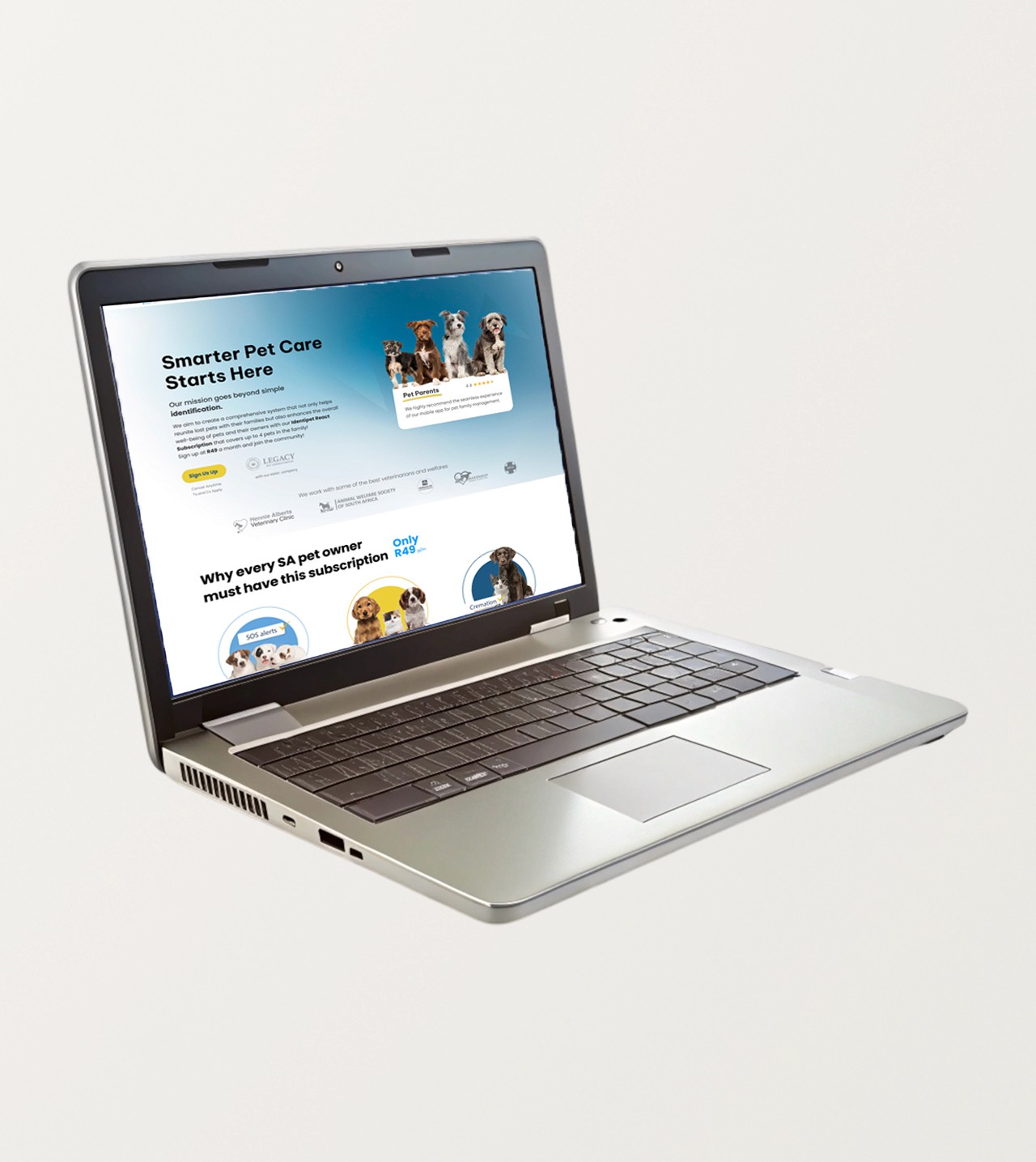 Identipet app browser