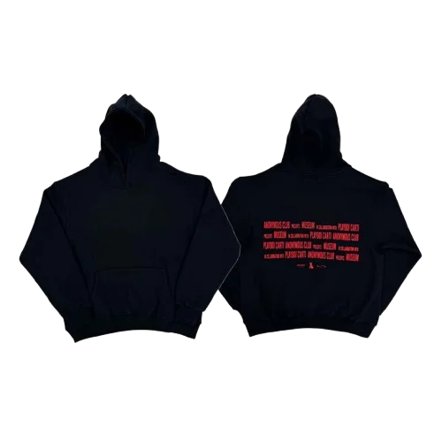 Anonymous Club Back-Print Hoodie – Carti/Opium Style (Black)