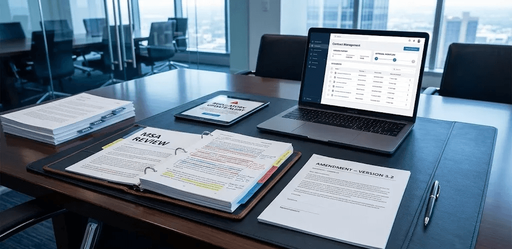 Reviewing, Updating, and Managing Your MSA Agreement