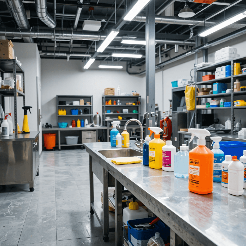 product photography of industrial hand cleaner