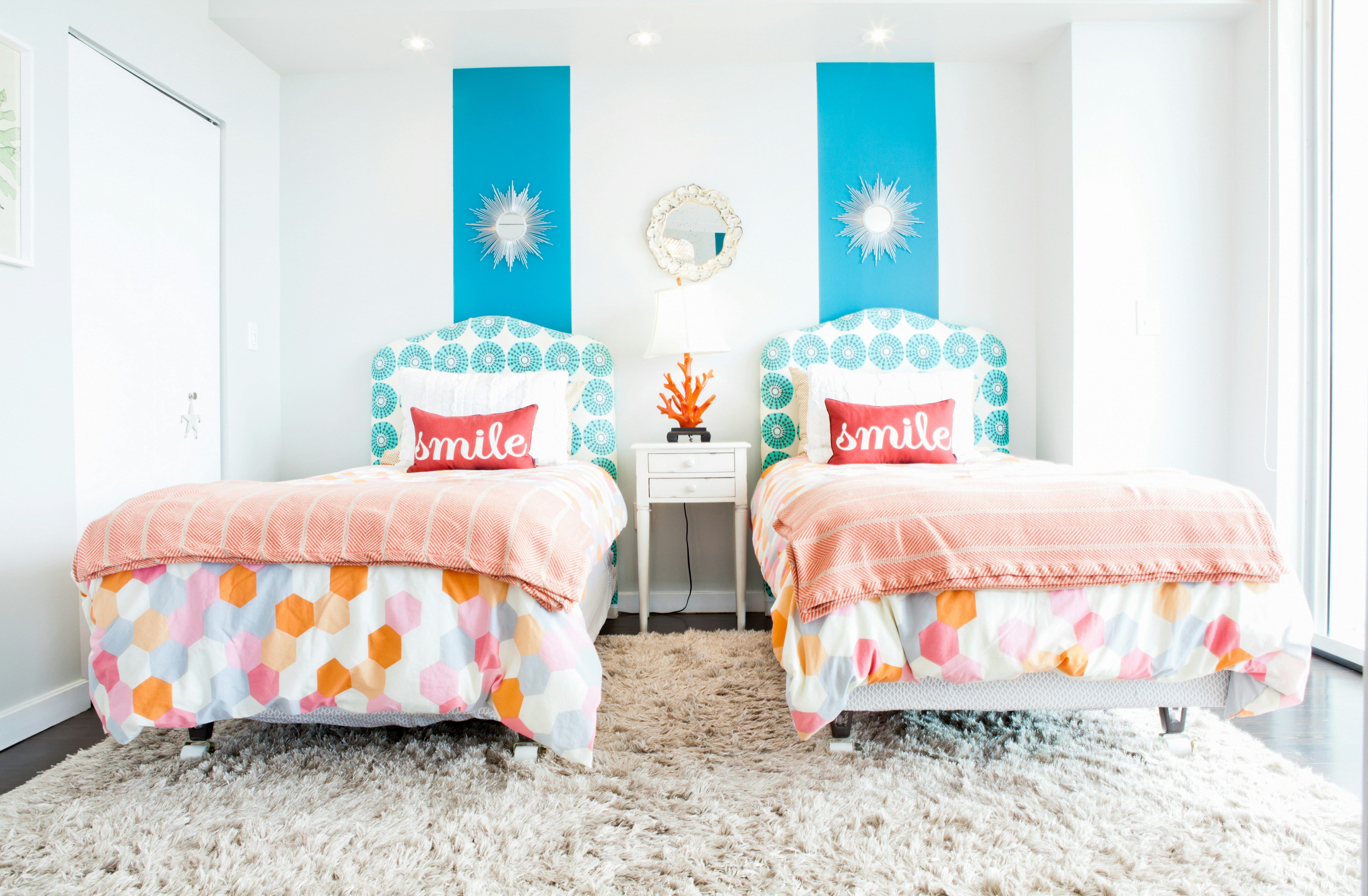 two beds in one room - Preppy Room