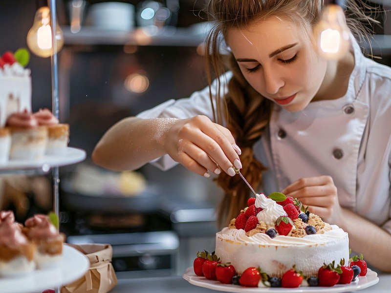 Ciasto w ksztalcie prostokąta