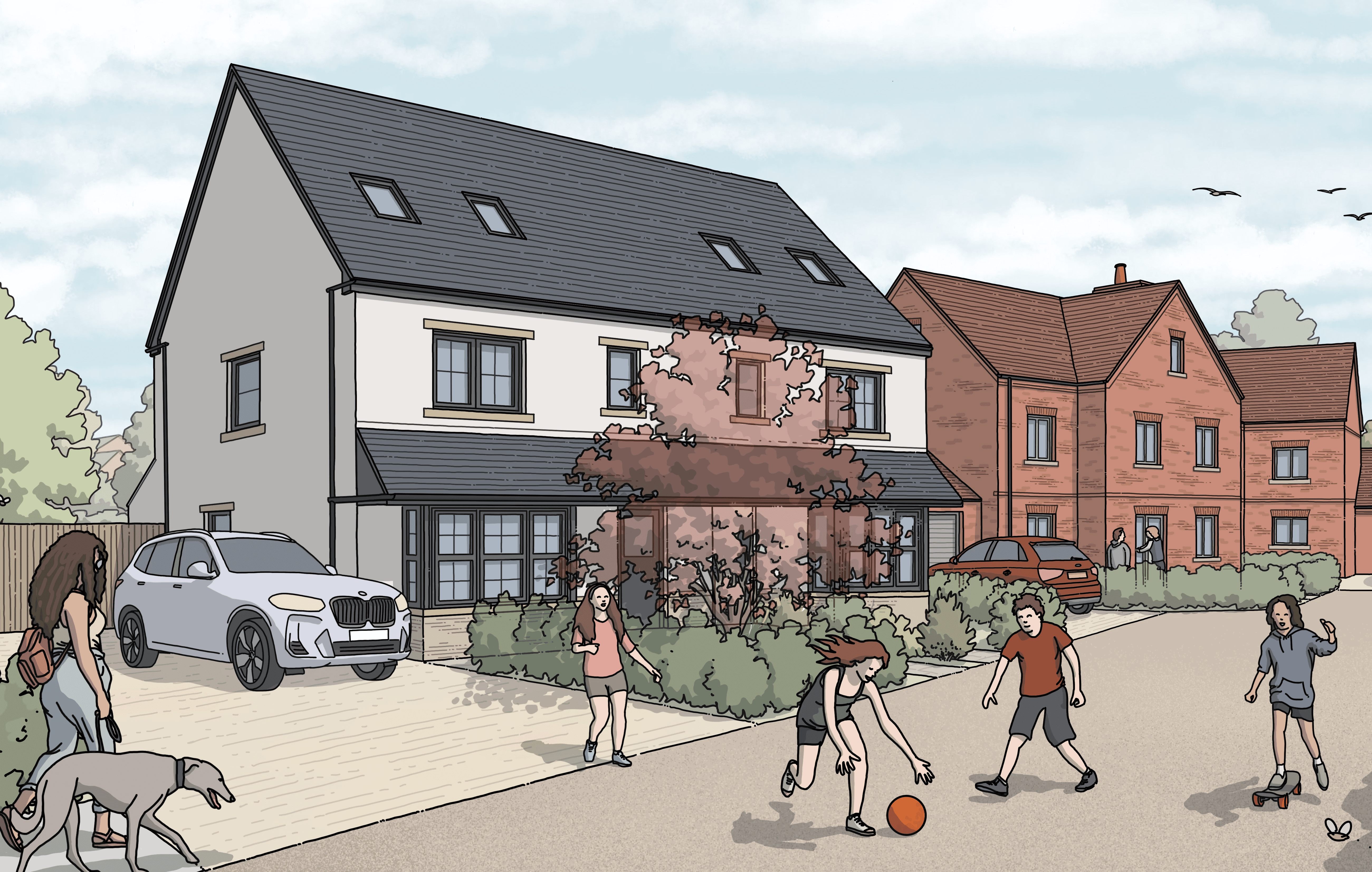 Street view of the Companthorpe development site in York