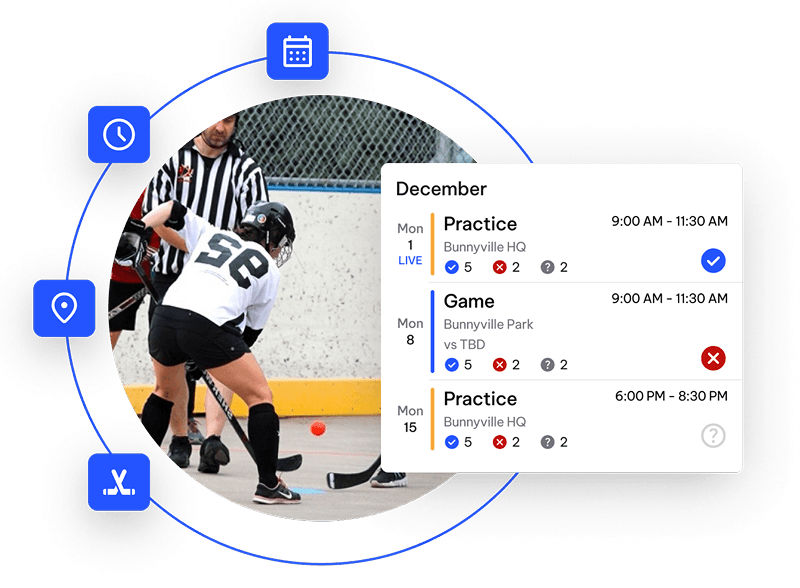 Ball Hockey League Scheduling Software Image