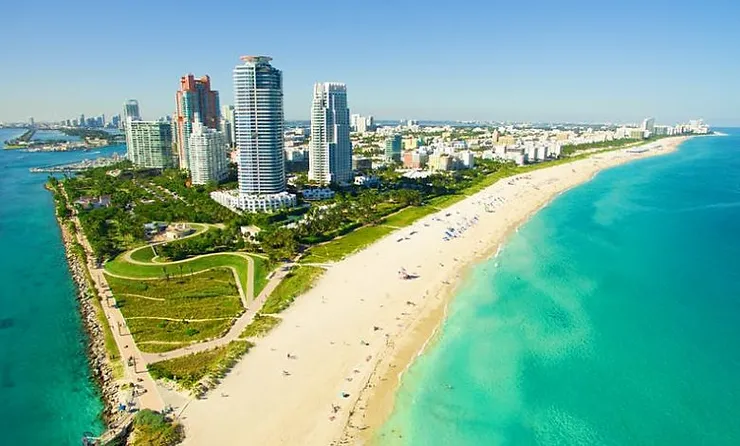 Aerial photo of Miami