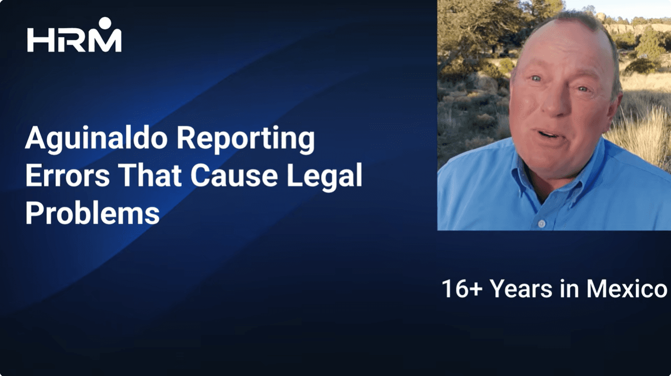 Aguinaldo reporting - Mexico EOR - payrollmexico.com