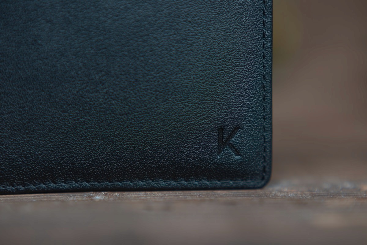 Personalized monogrammed leather goods