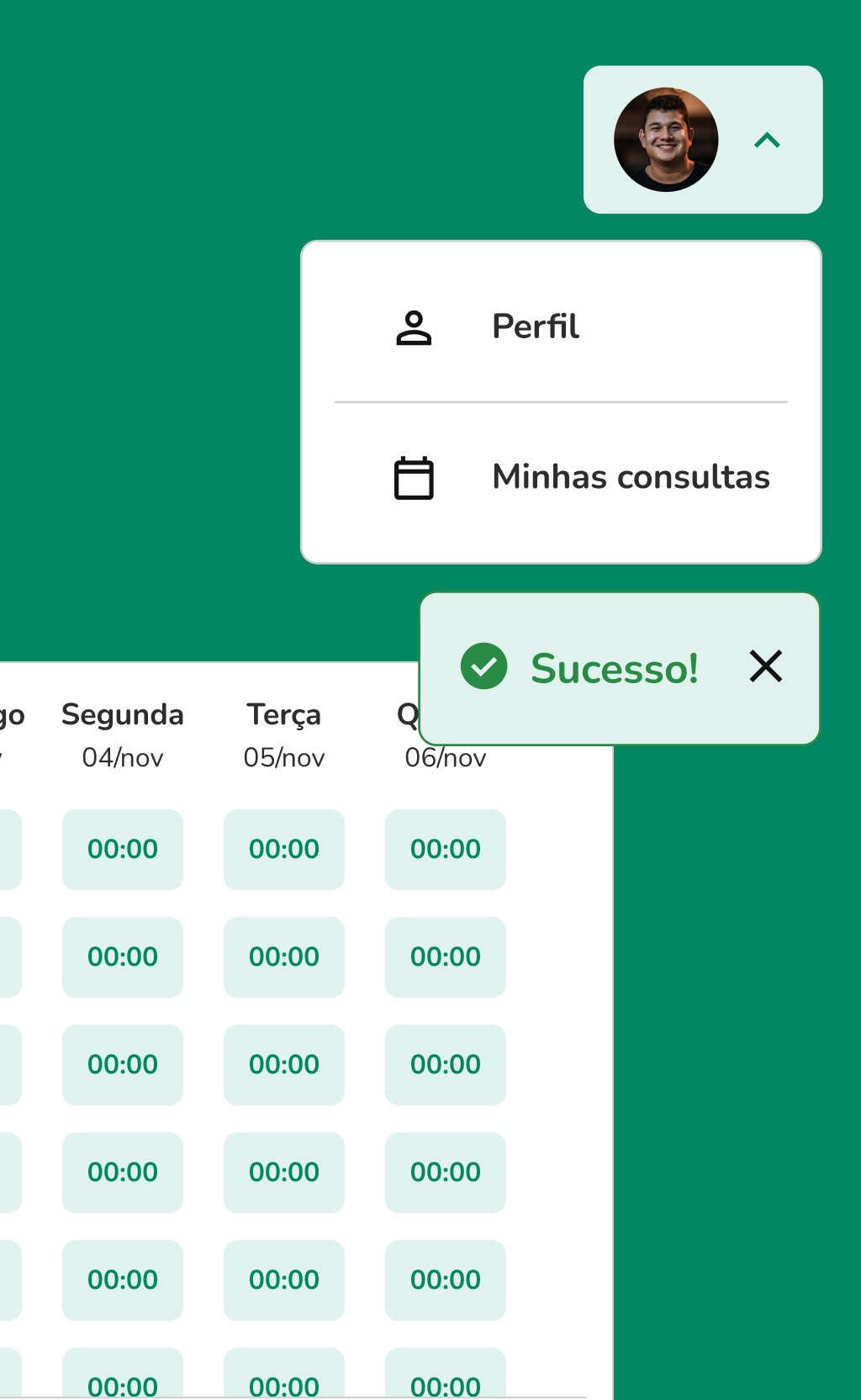 Exemplos de elementos de interface