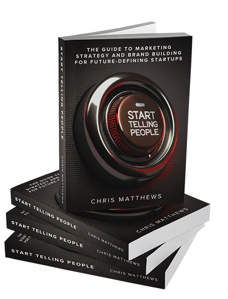 Start Telling People books stacked