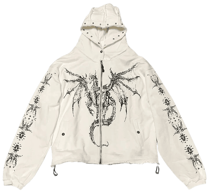 Thug Club Dragon Stud Hoodie