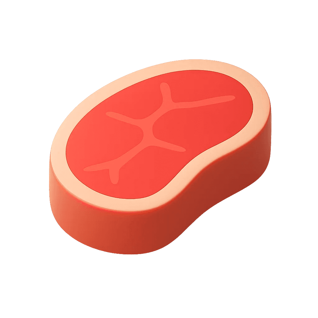 Meat 3D Icon