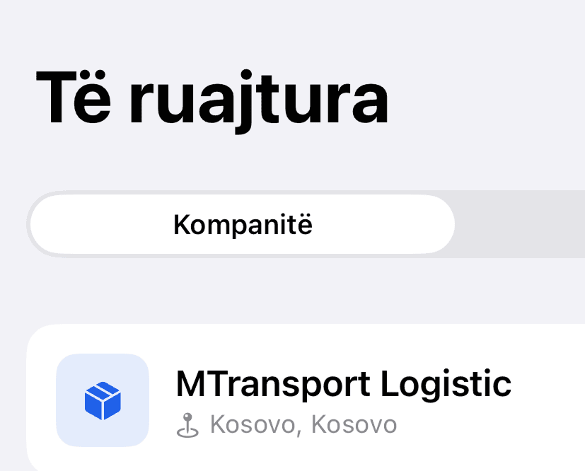 Kompani transporti