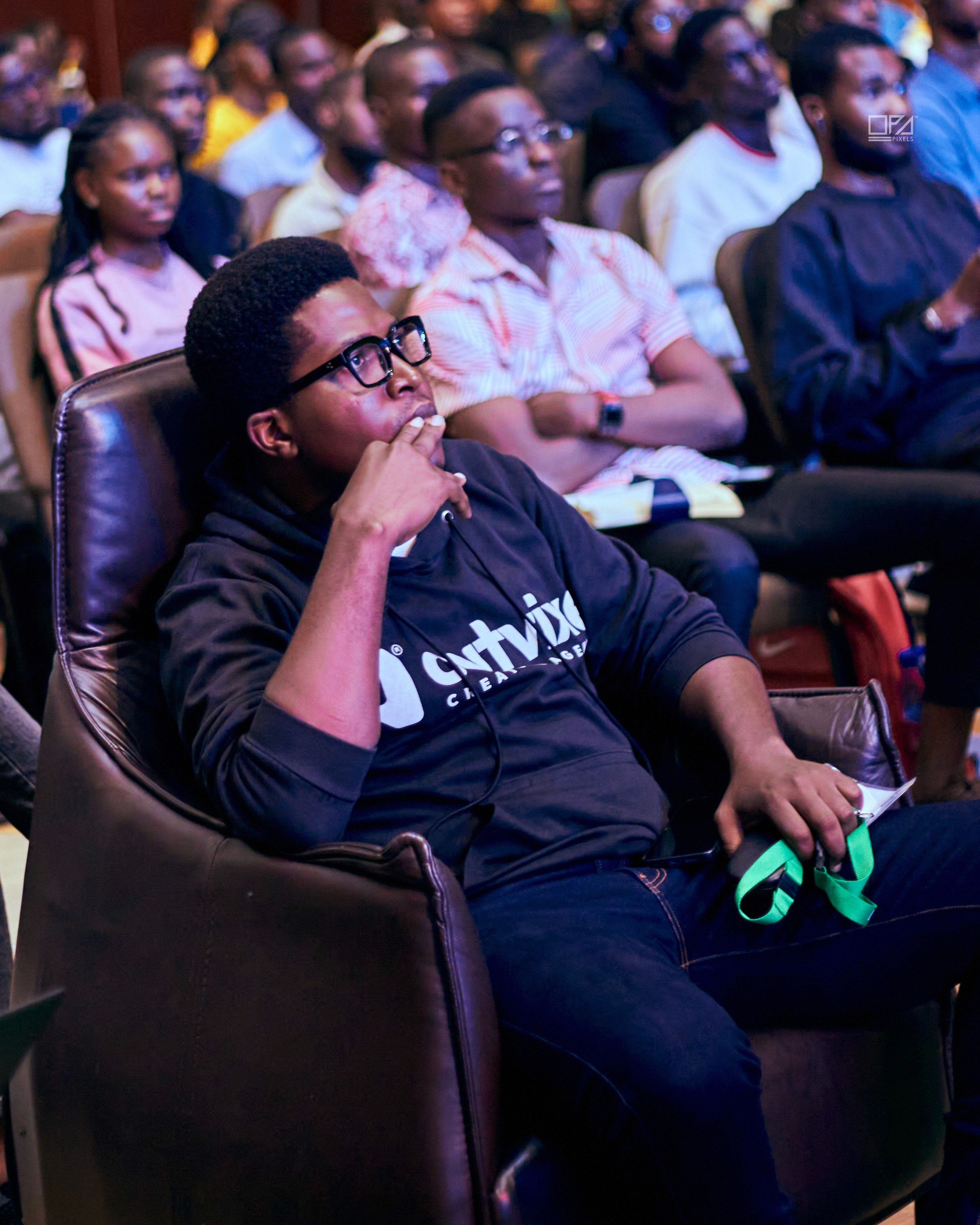 Ulu Oluebubechukwu at a design conference NGDX 2023