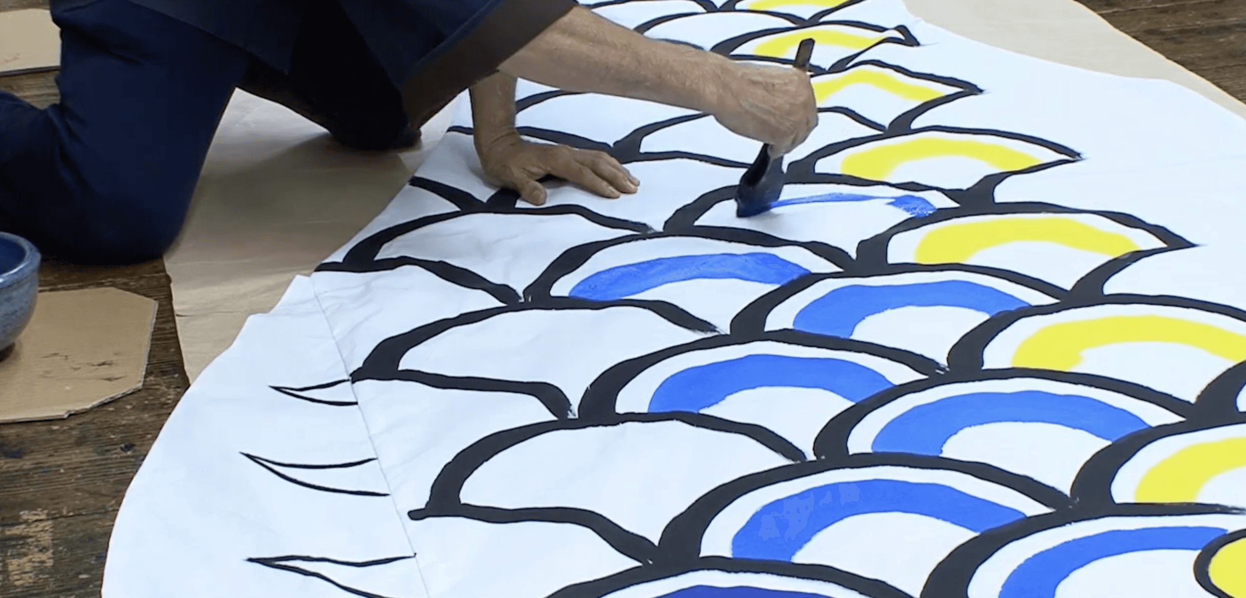 cotton, textile, paint, koinobori