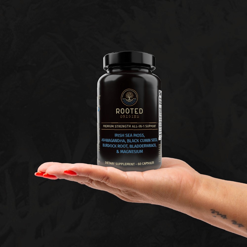 Rooted Origins capsule packaging