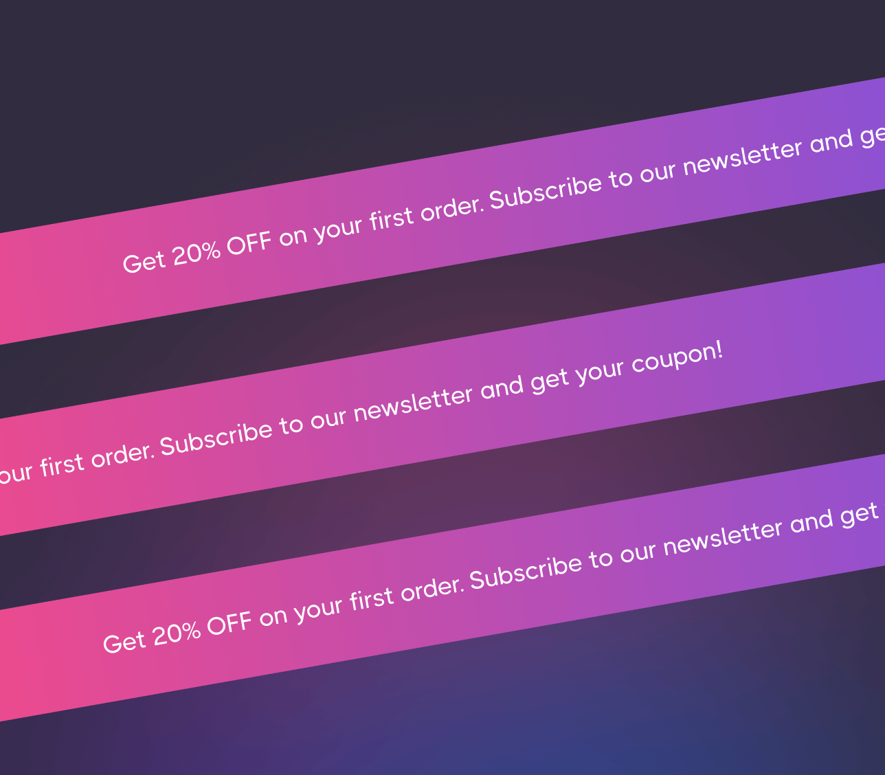Invstor X - 3 Notification Bars - Investment Firm Framer Template