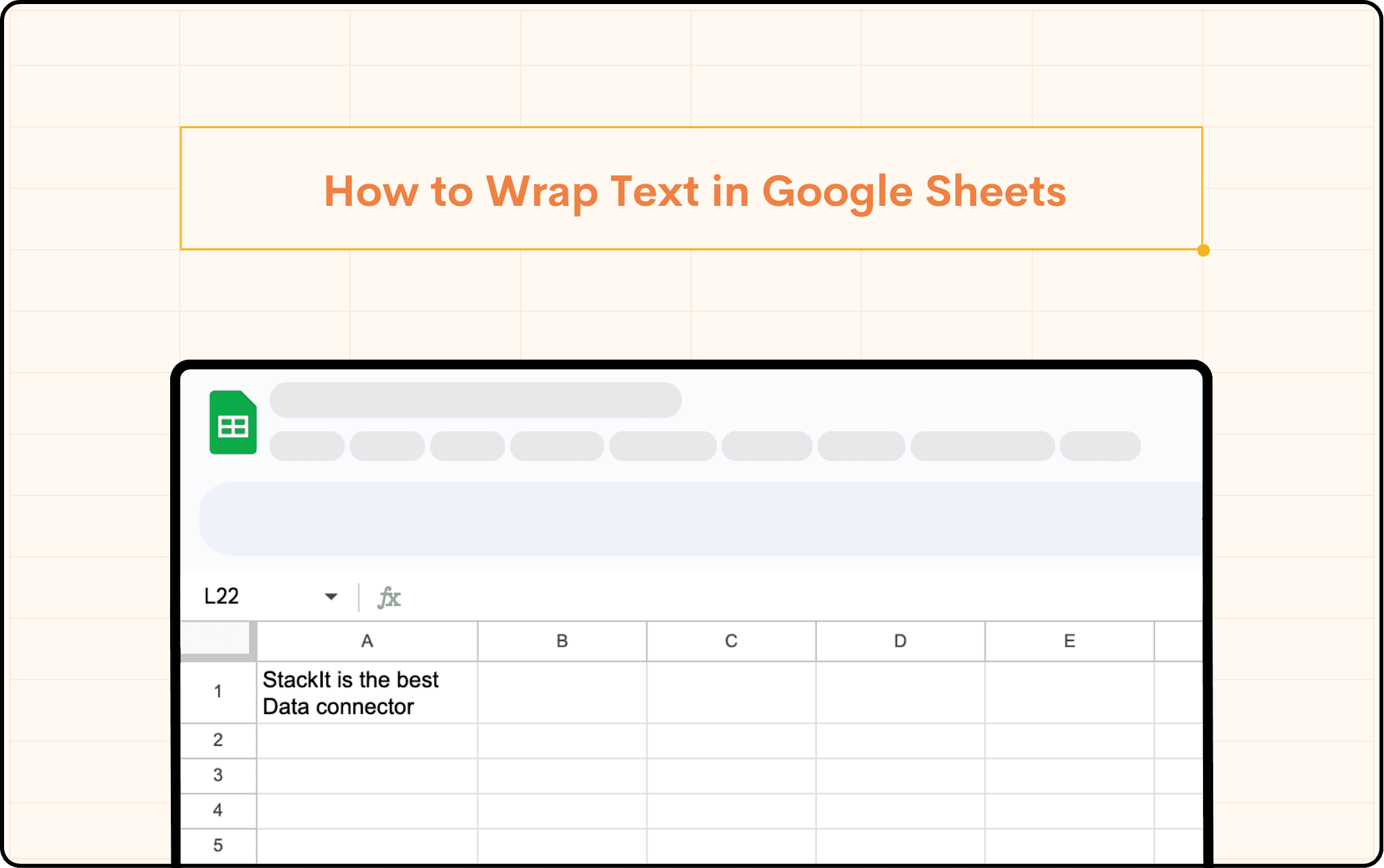 How to Wrap Text in Google Sheets