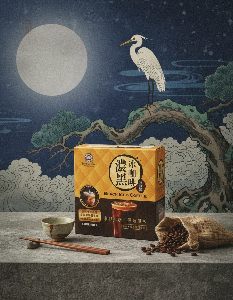 scene4-ai product photography-coffee brand packaging campaign creation-in a japanese aesthetic artistic setting-5