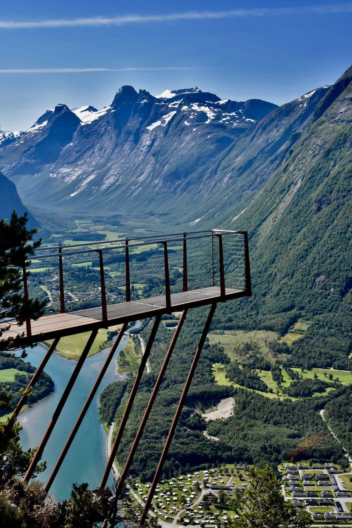 a view of a city with a large body of water in the background