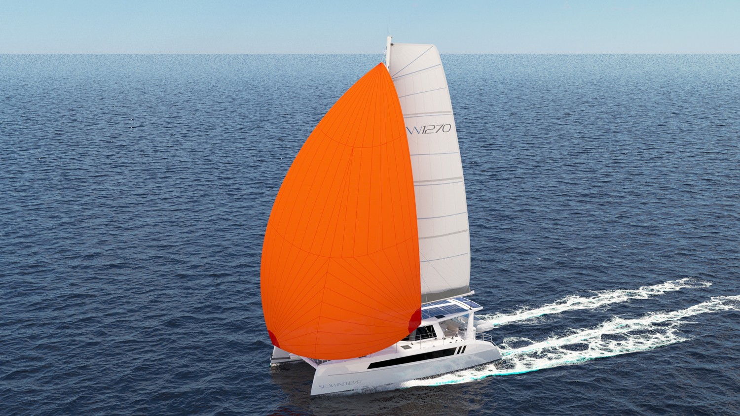 sailing on open water