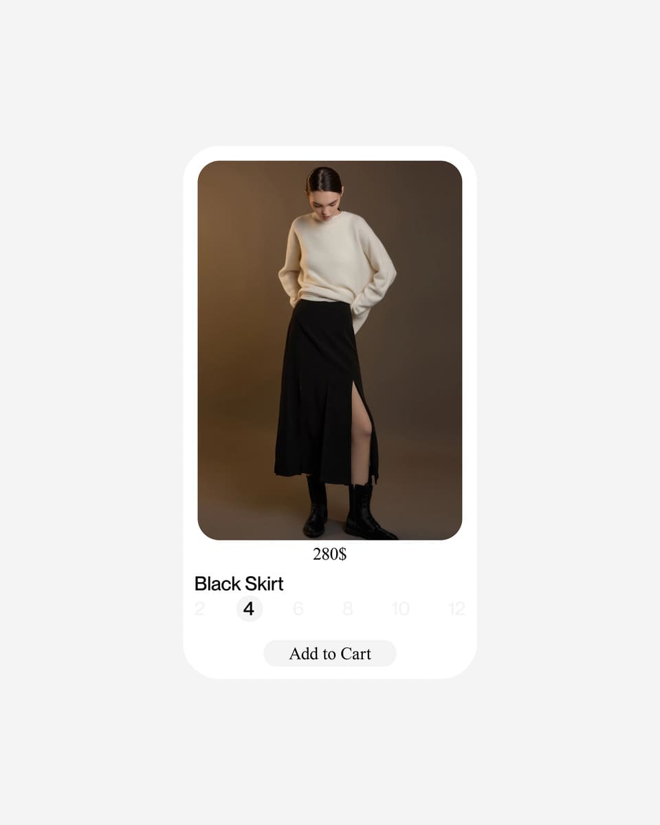 Component design of a product for a digital platform.