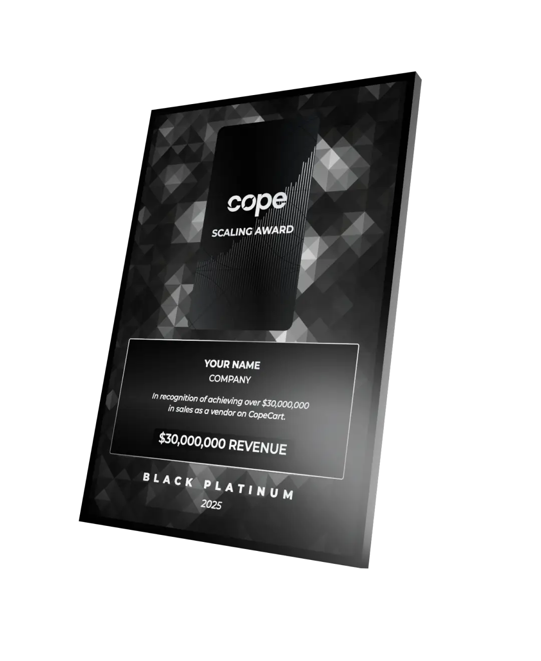 Black Platinum Award