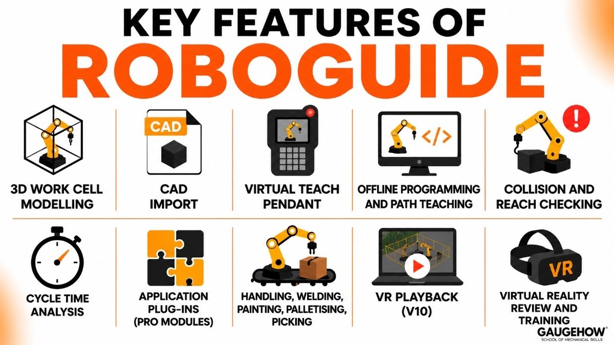 Key features of roboguide