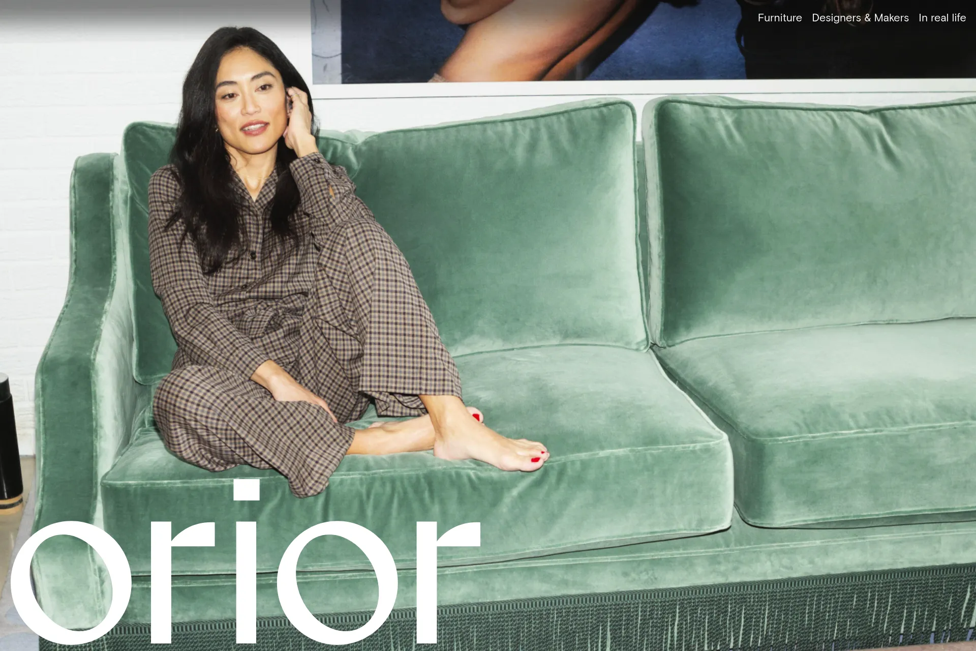 Screenshot of Orior Furniture website