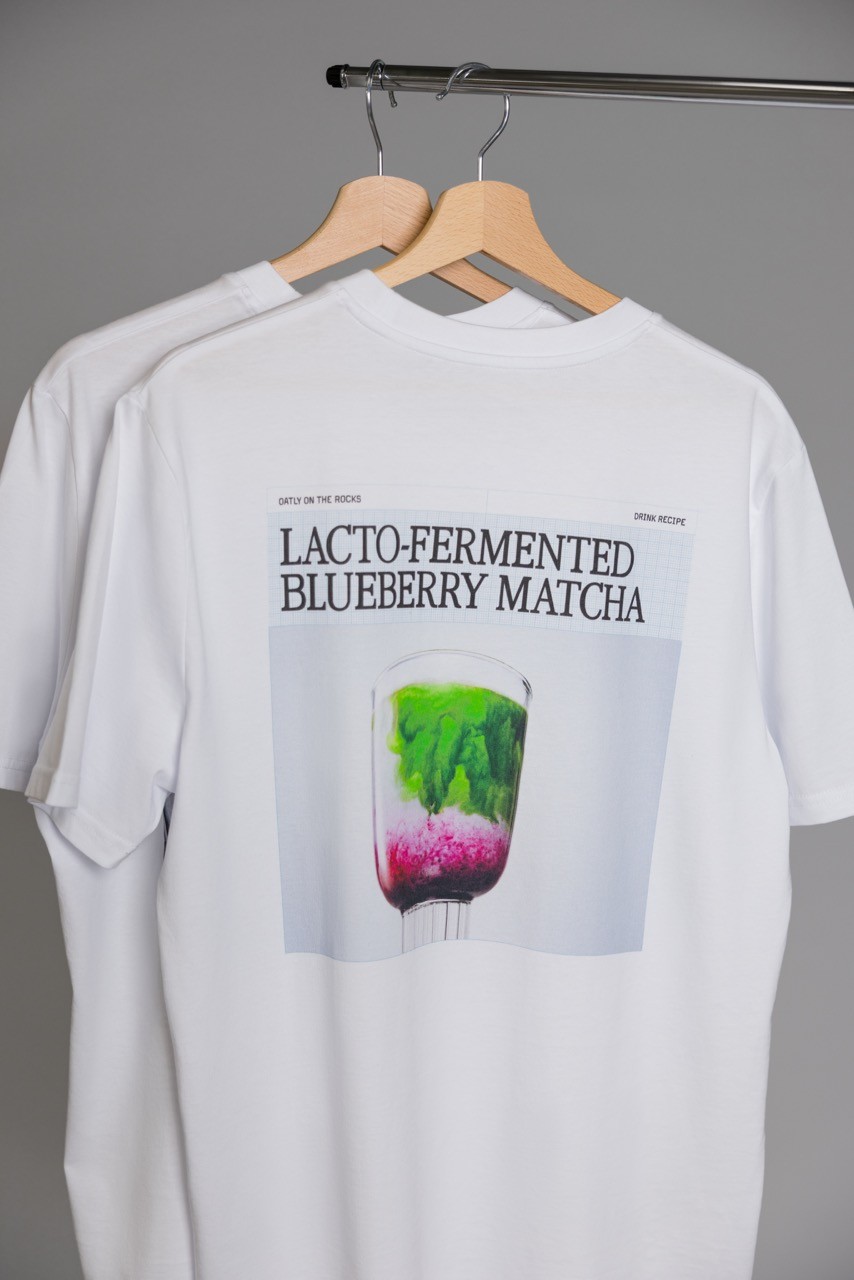 T-shirt imprimé Matcha pour Oatly