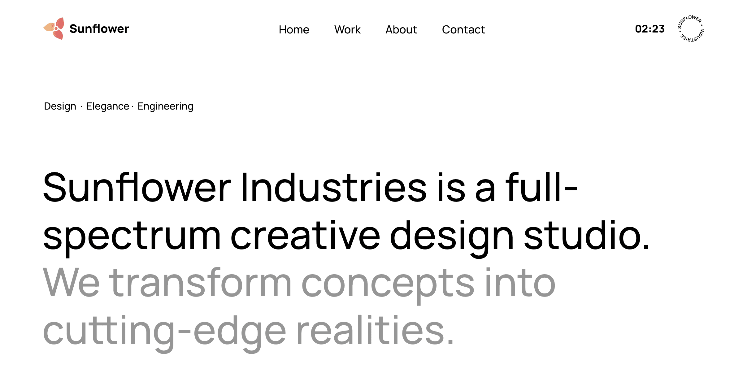Sunflower Industries - Studio logo