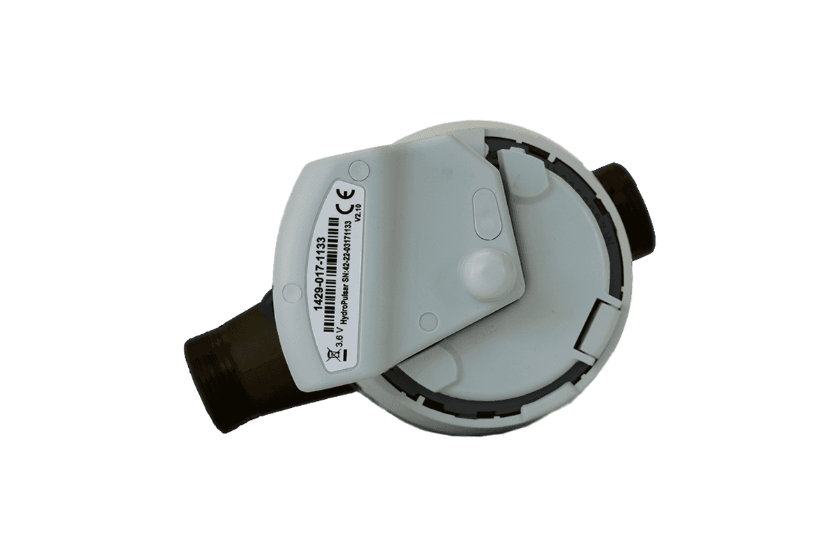 Hydropulsar radio transmitter for water meters