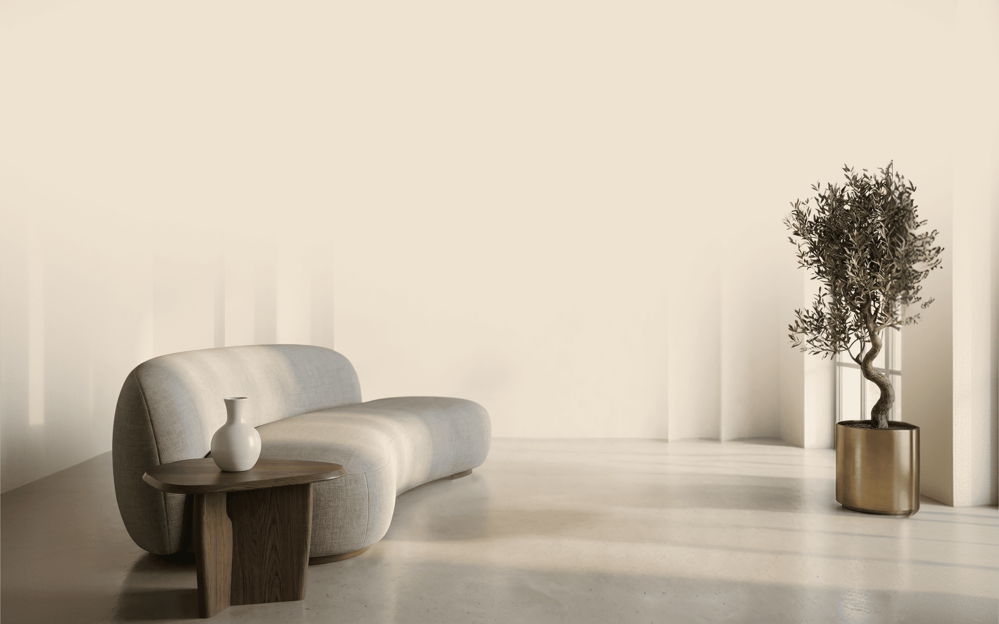 Minimalistic luxury home interior design