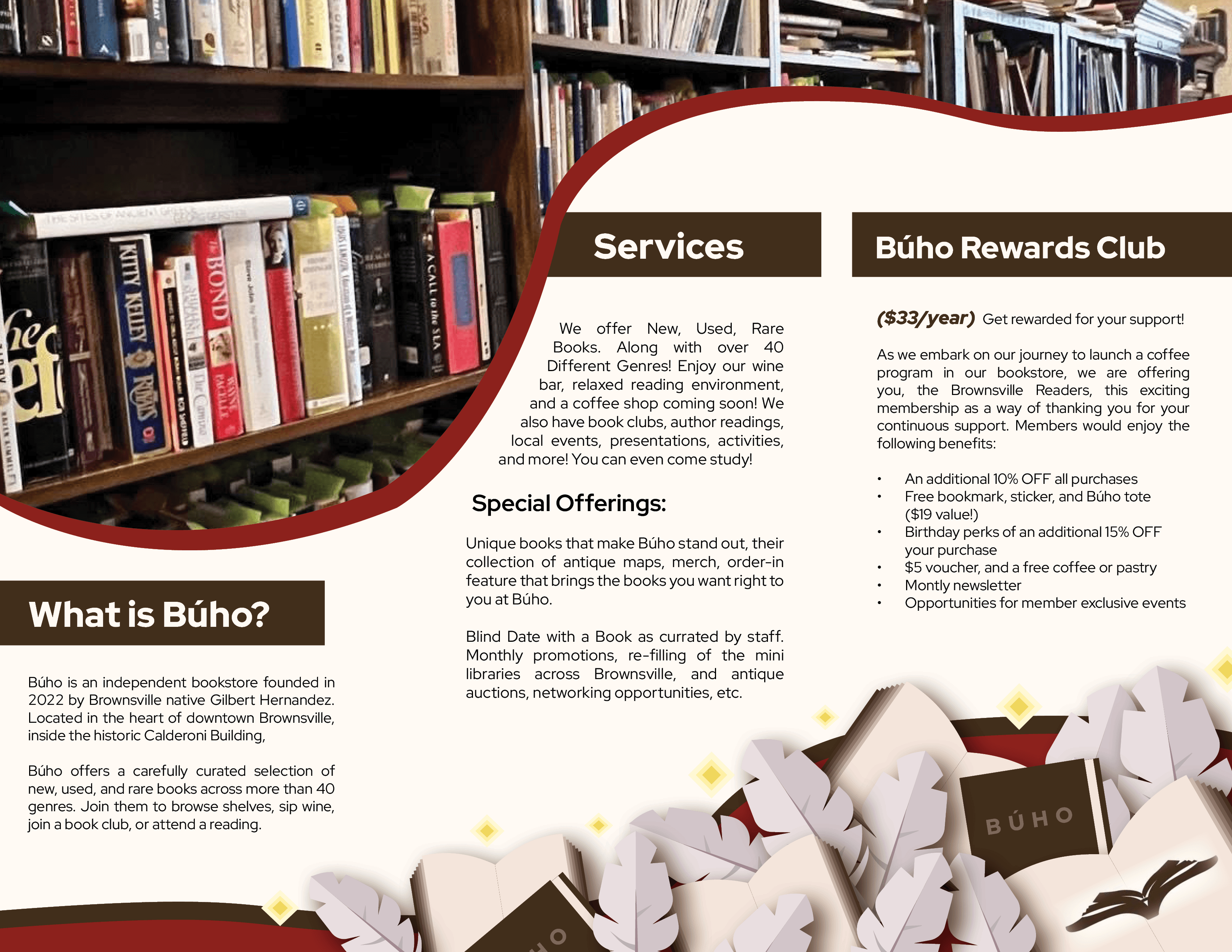 Buho Brochure - project artwork