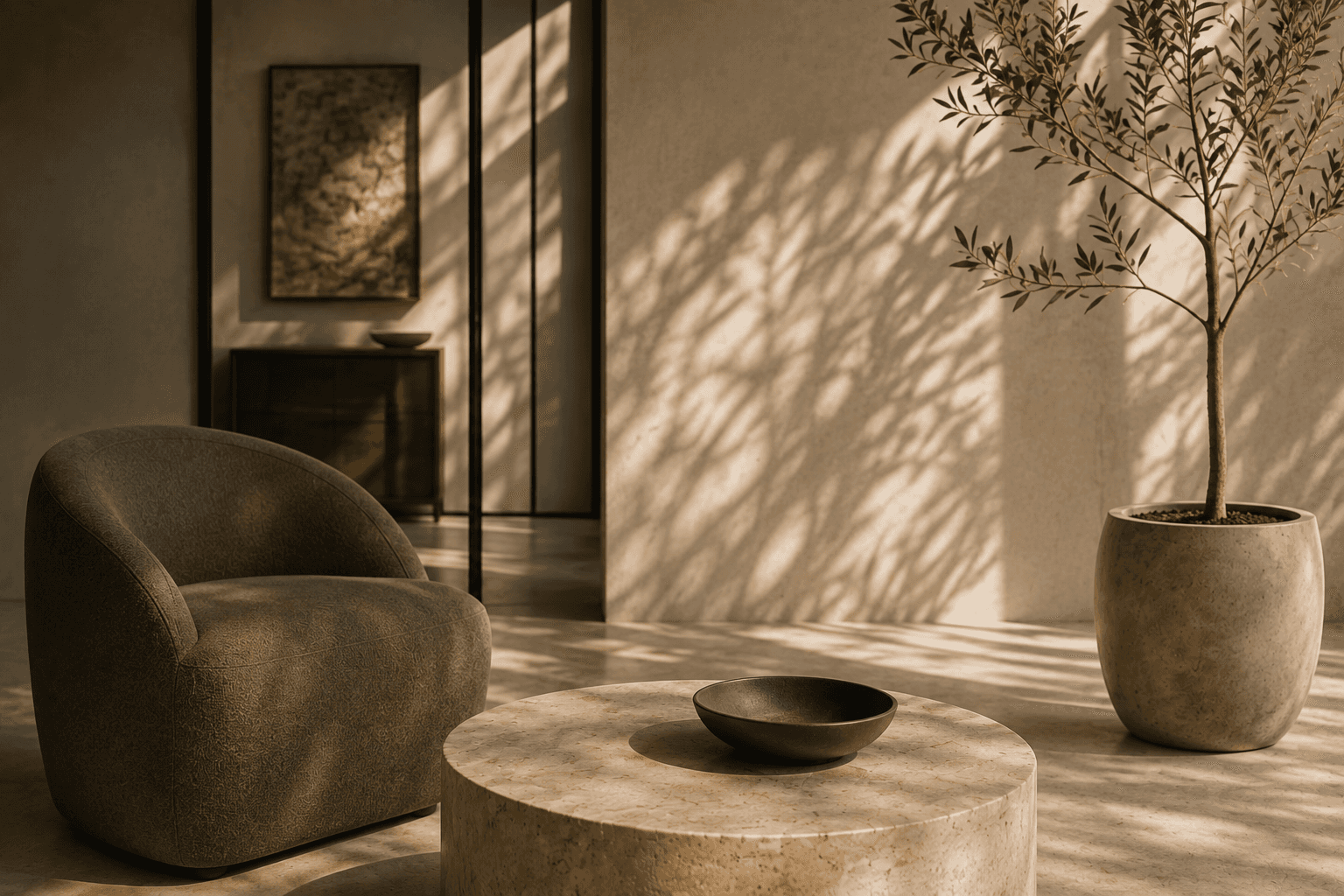 Executive meeting room in natural light