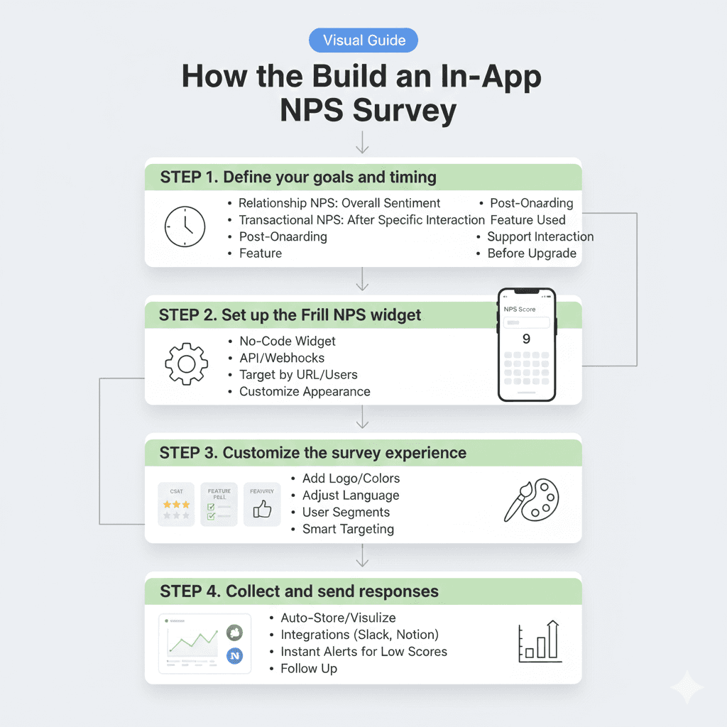 in app survey flow chart