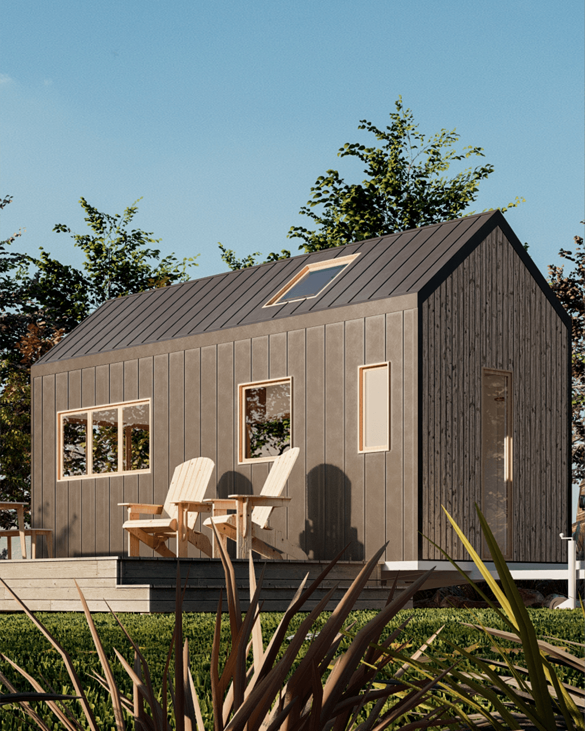Nordic House 7m/24ft gable shaped tiny house