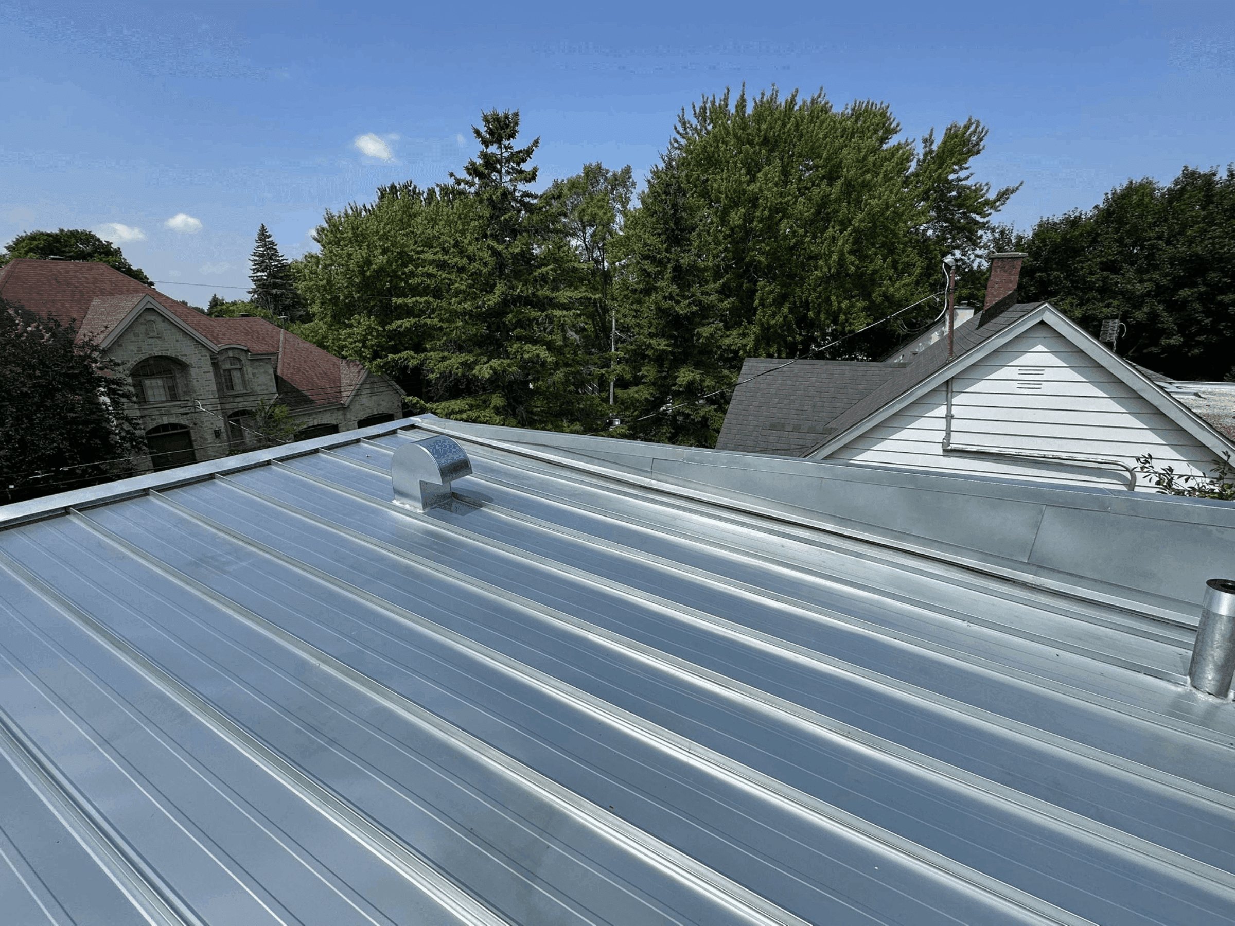 Toiture métallique Verdun Montréal - garantie 50 ans