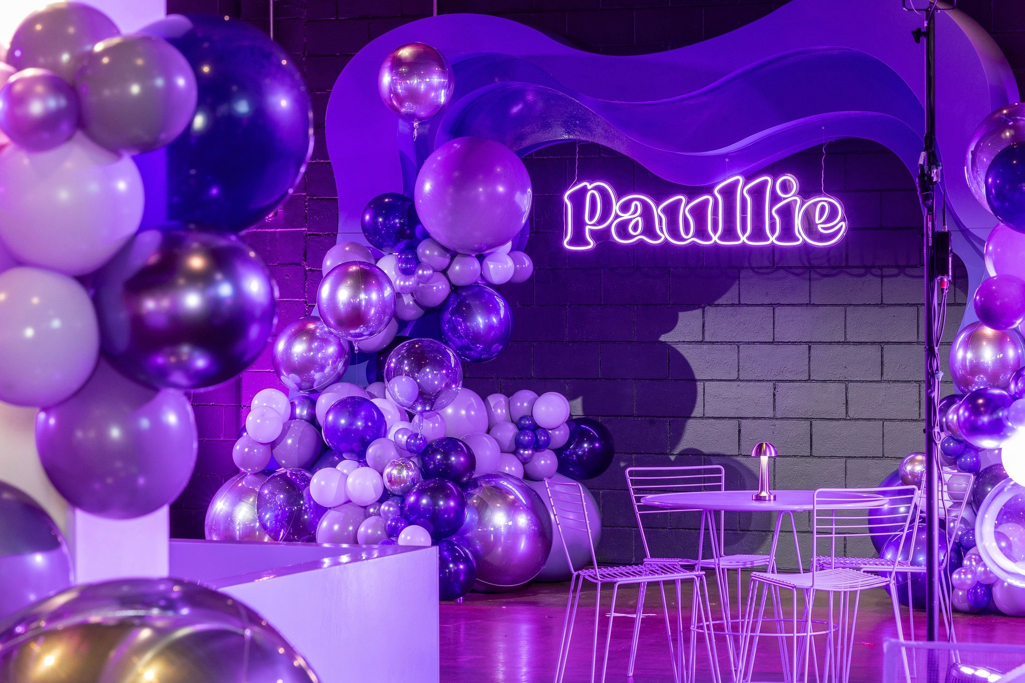 Paullie product launch styling