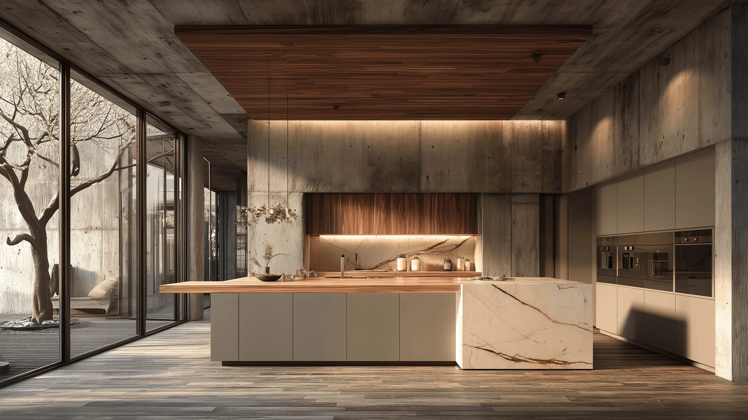 Luxury European cabinetry kitchen in Los Angeles designed by Lucetti