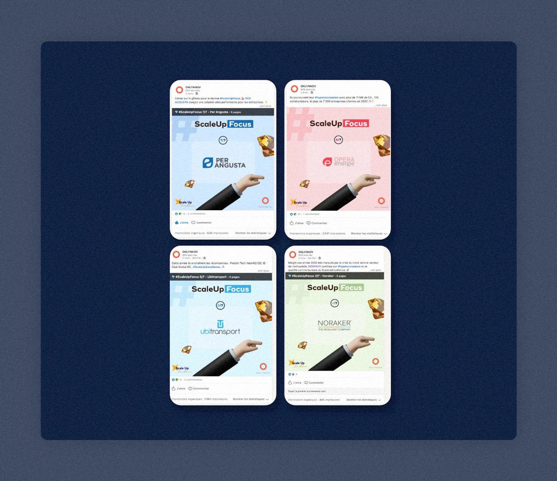 onlynnov-scaleup-focus-campaign-on-linkedin-curated-by-ntkb-to-highlight-companies-driving-innovation