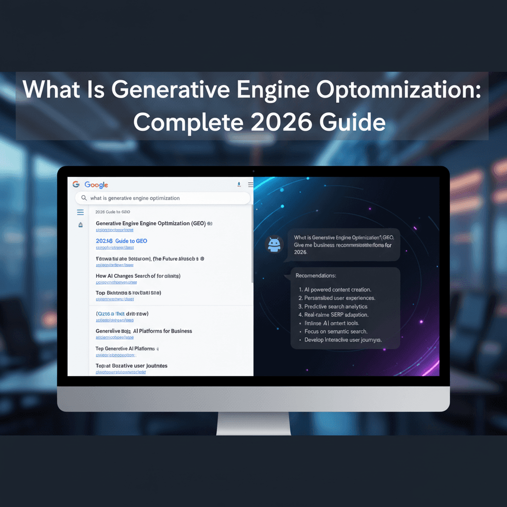 What is generative engine optimization comparison between traditional and AI search