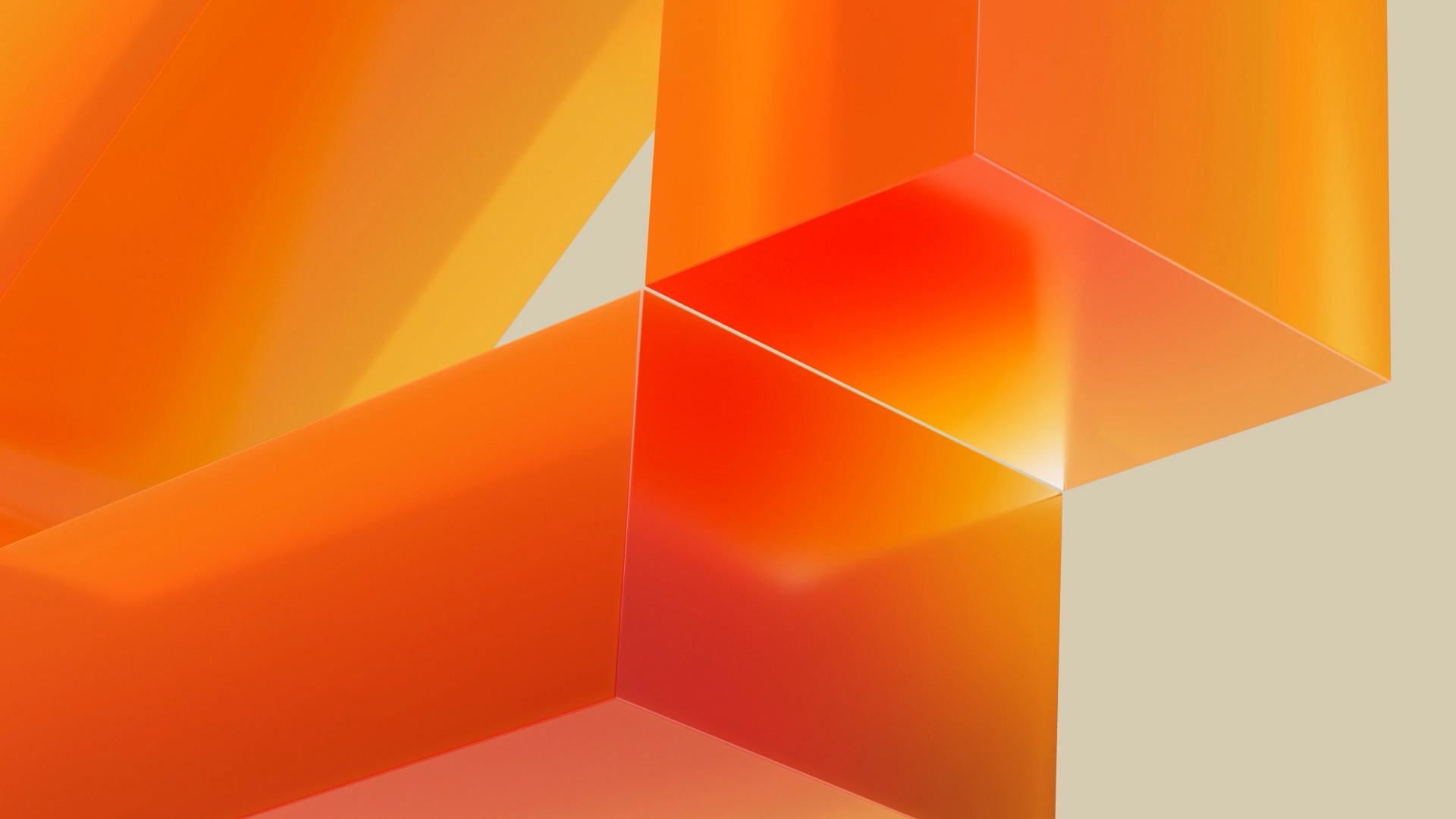 An elegant 3D motion graphics shape