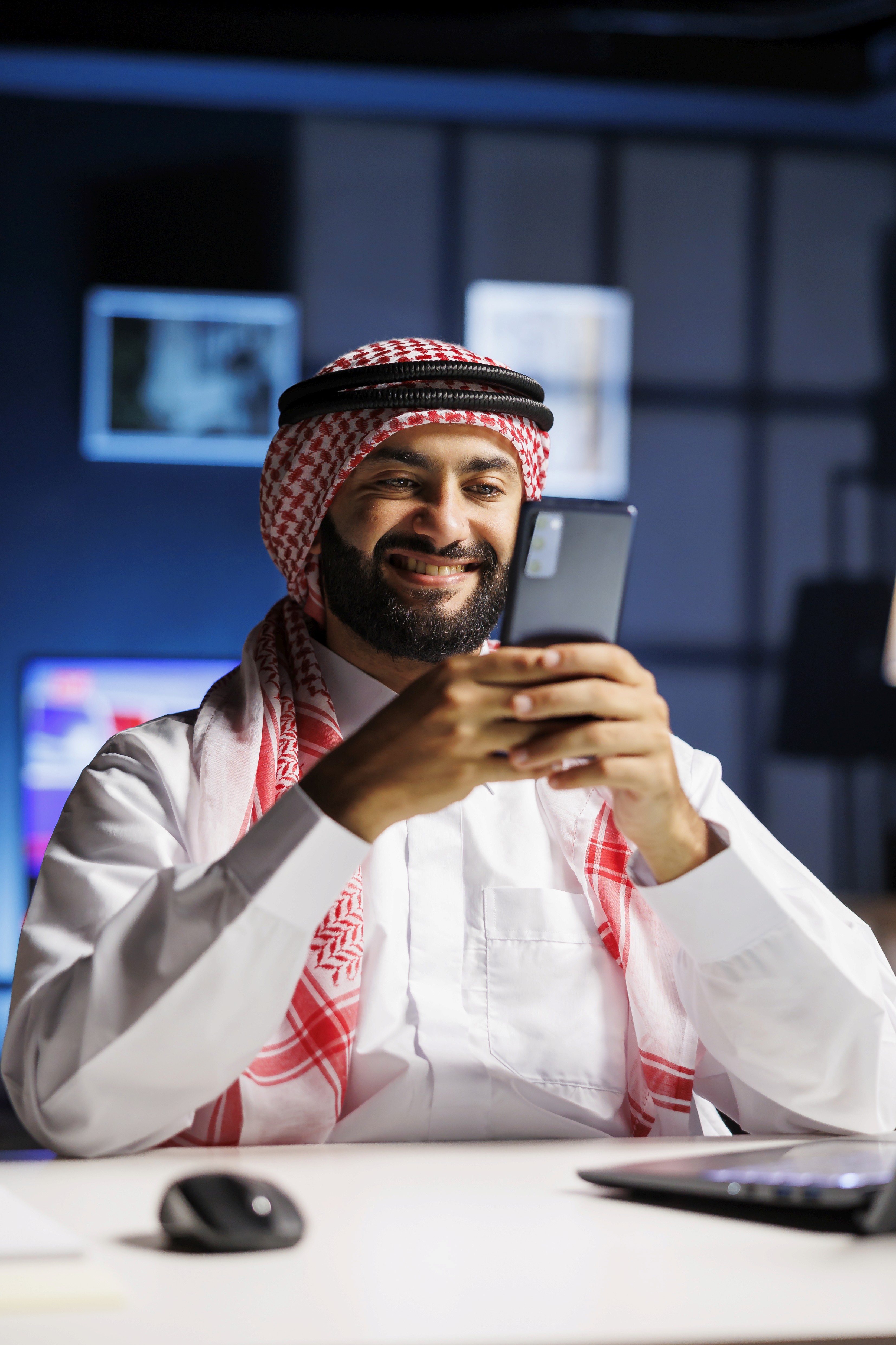 Man Using Tab