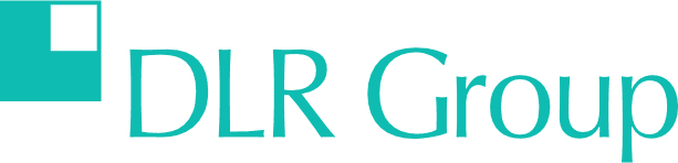 Logo of DLR Group, integrated design firm monitoring Revit model health, workflows, and data usage with Bimbeats dashboards