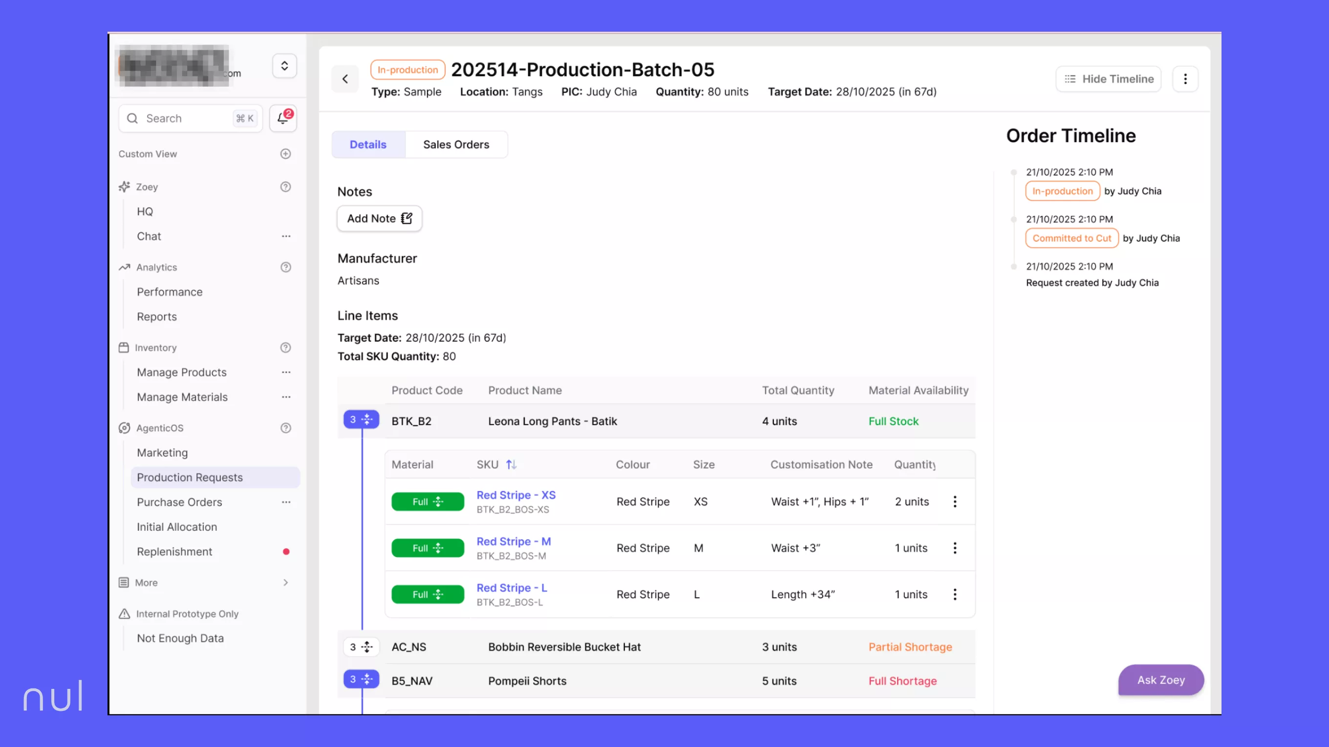 Nūl is an Agentic AI platform with batch production feature. 