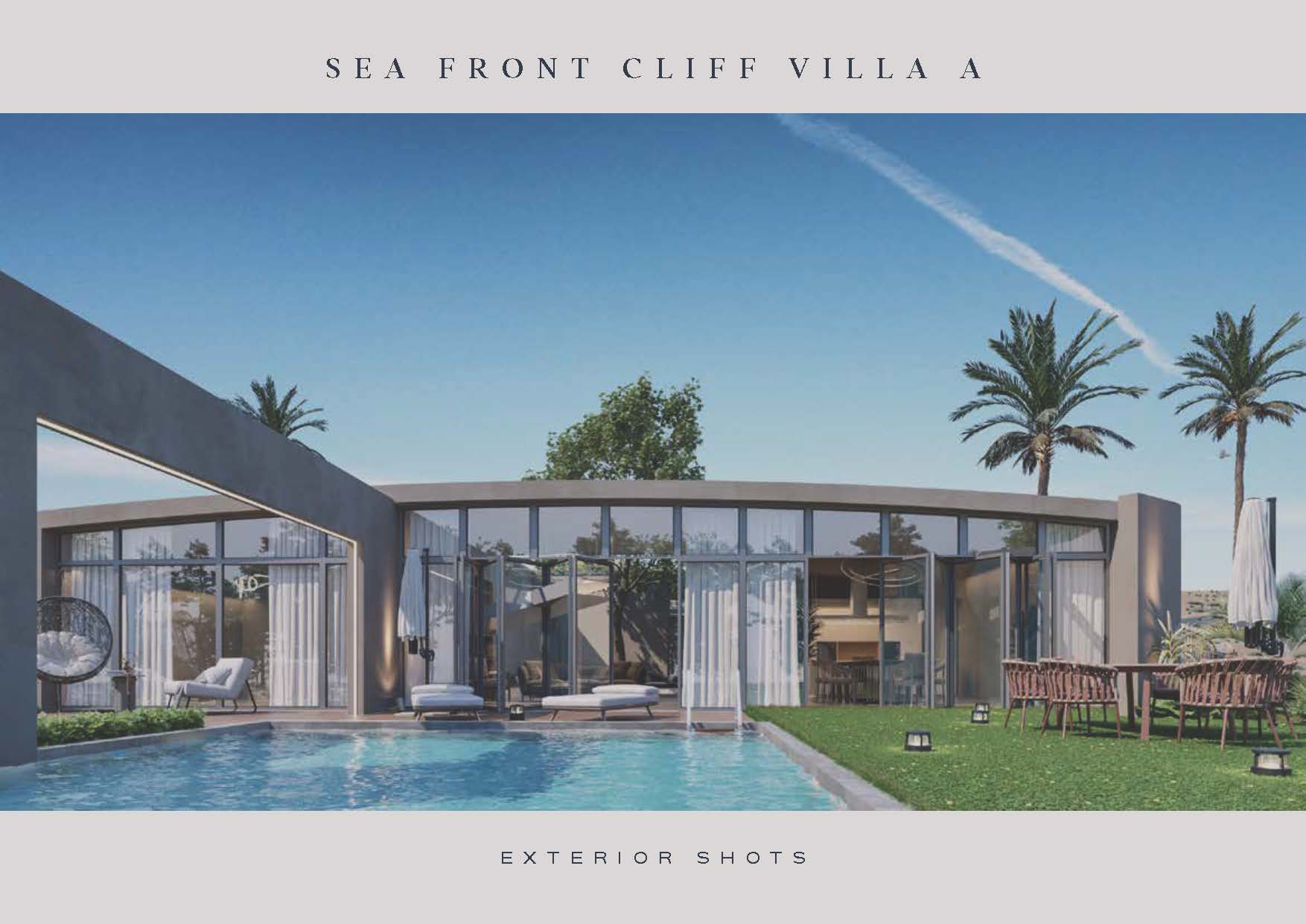 modern house with big windows