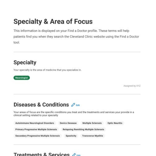 Profile Edit Components