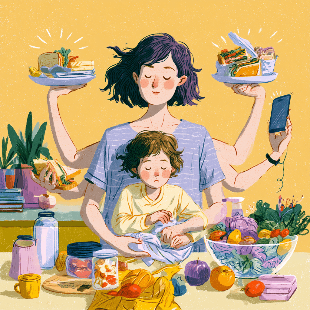 multi-tasking mom